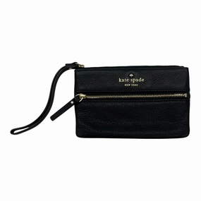 Wristlet Designer By Kate Spade In Black, Size:Small