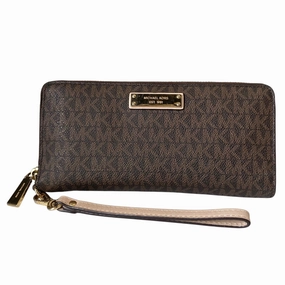 Wristlet Designer By Michael Kors In Brown, Size:Large