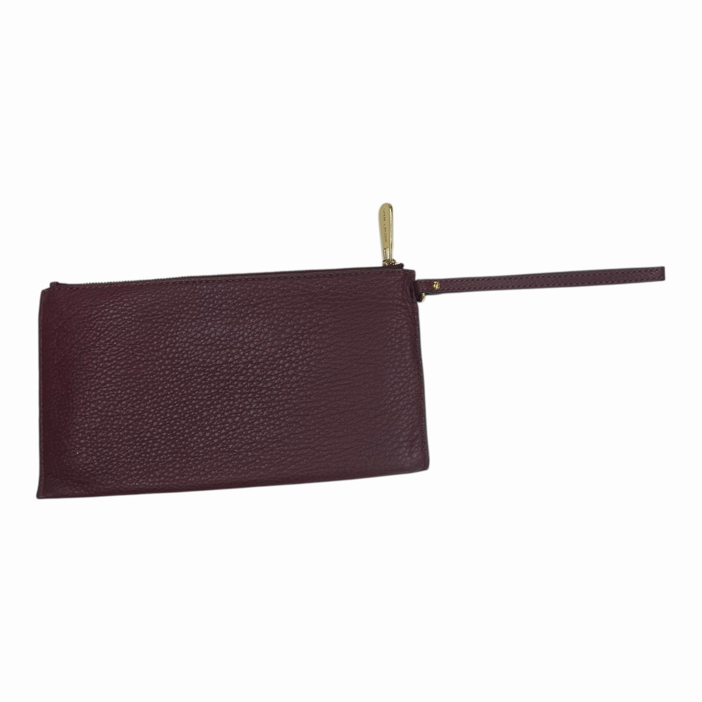 Wristlet Designer By Michael Kors In Maroon, Size:Medium