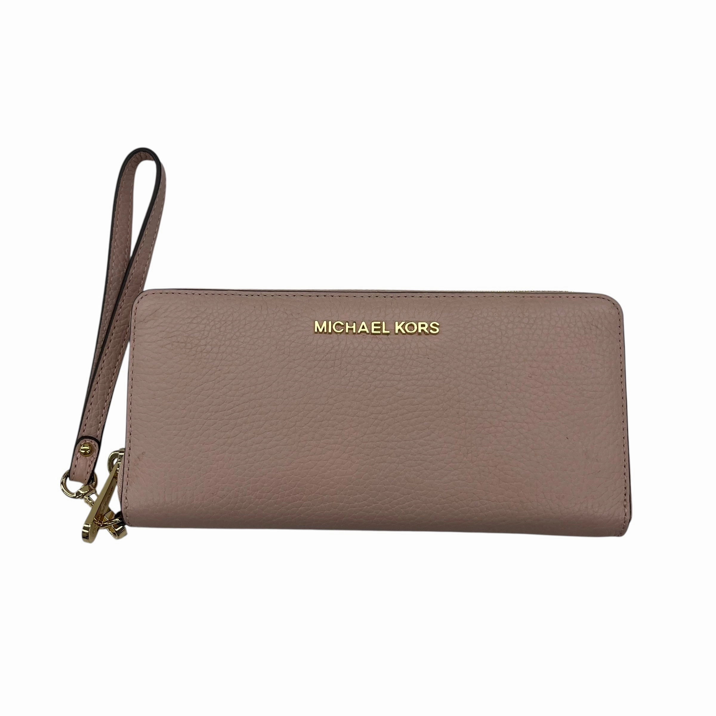 Wristlet Designer By Michael Kors In Pink, Size:Large