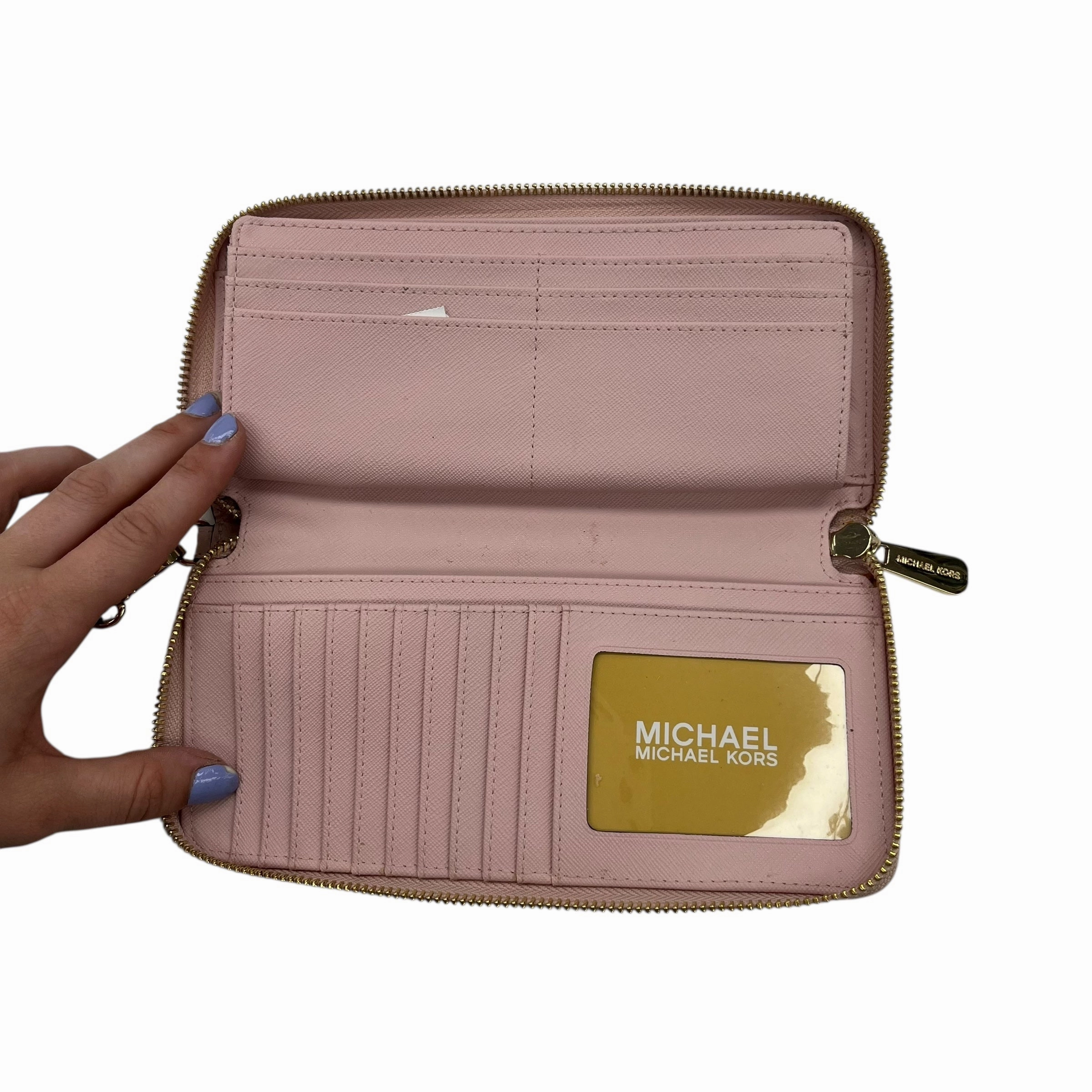 Wristlet Designer By Michael Kors In Pink, Size:Large