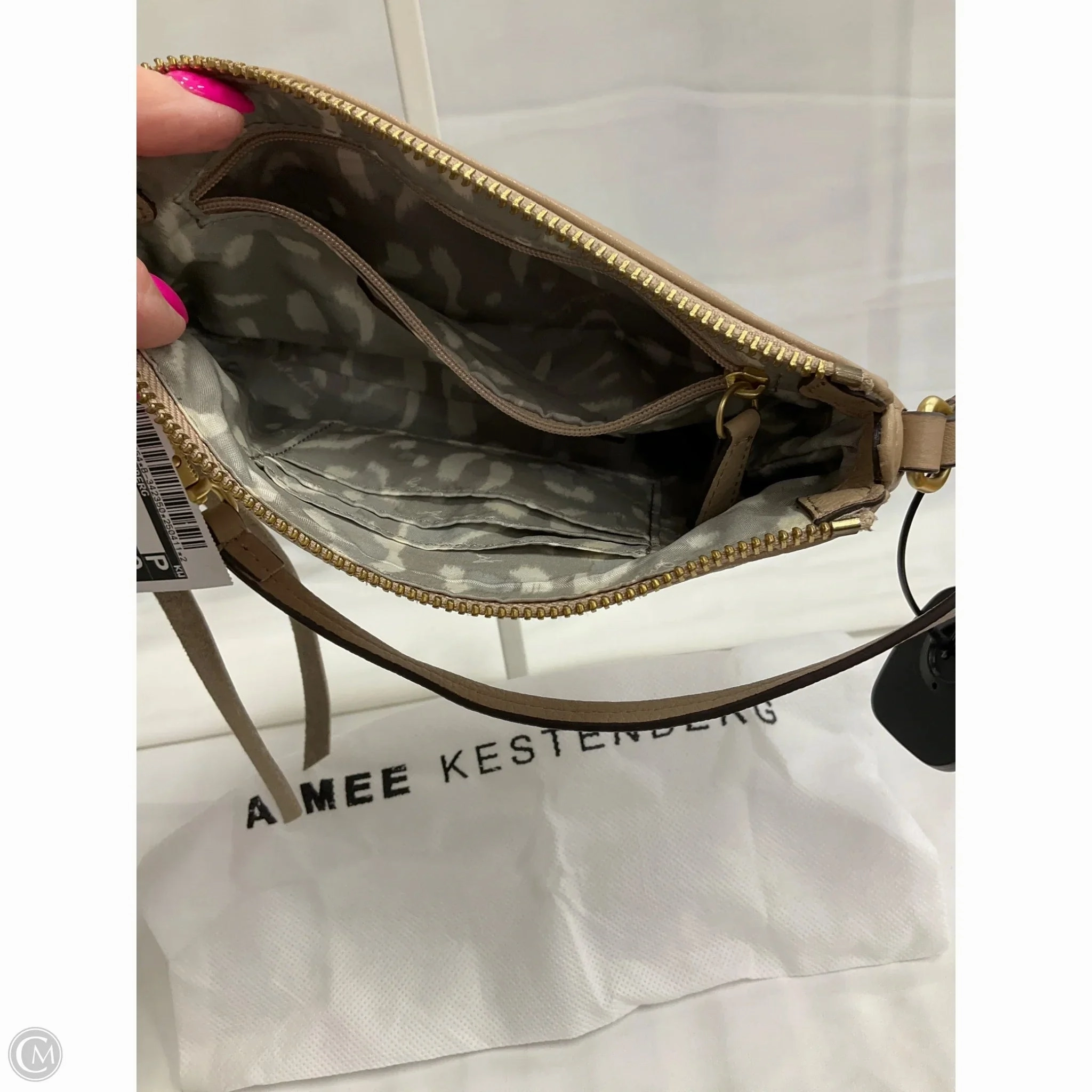 Wristlet Leather By Aimee Kestenberg, Size: Small