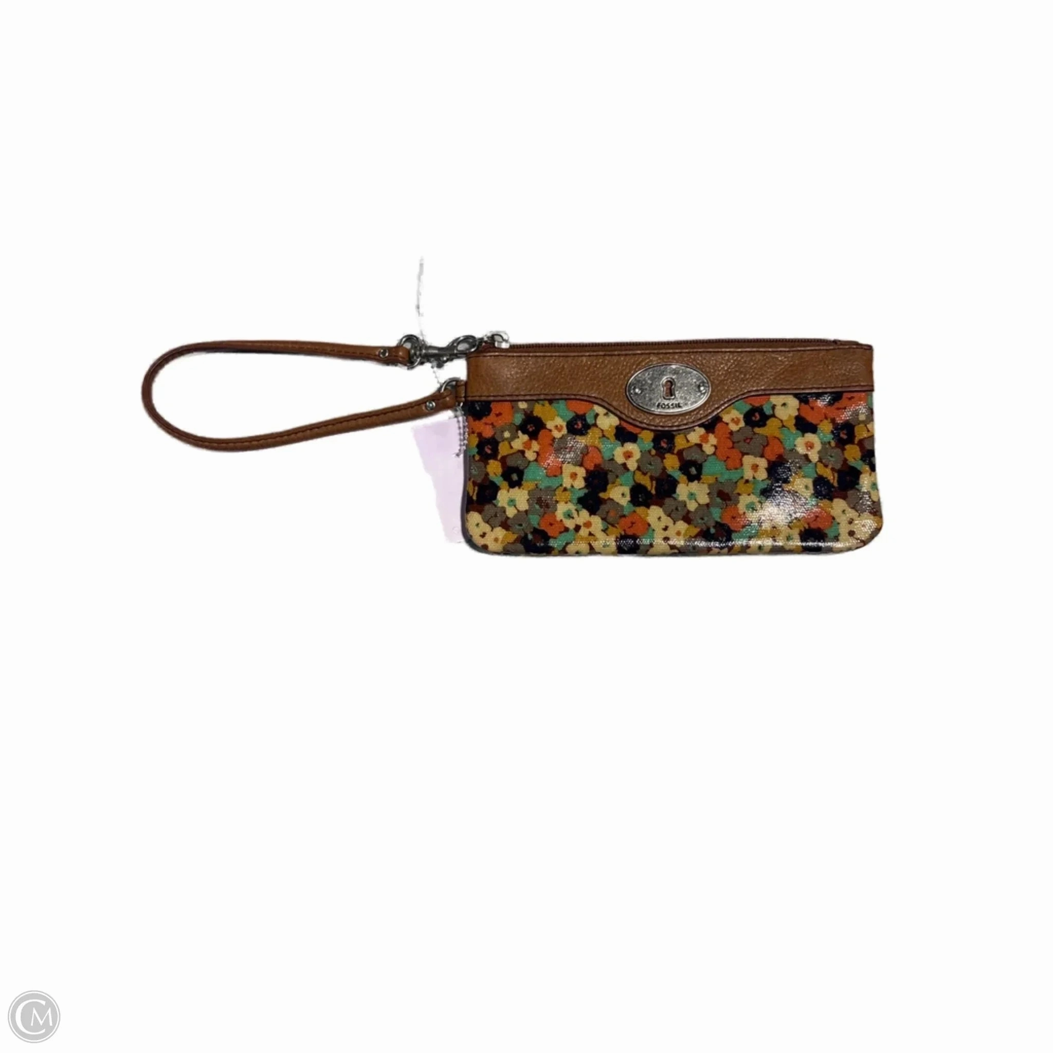 Wristlet Leather By Fossil, Size: Small