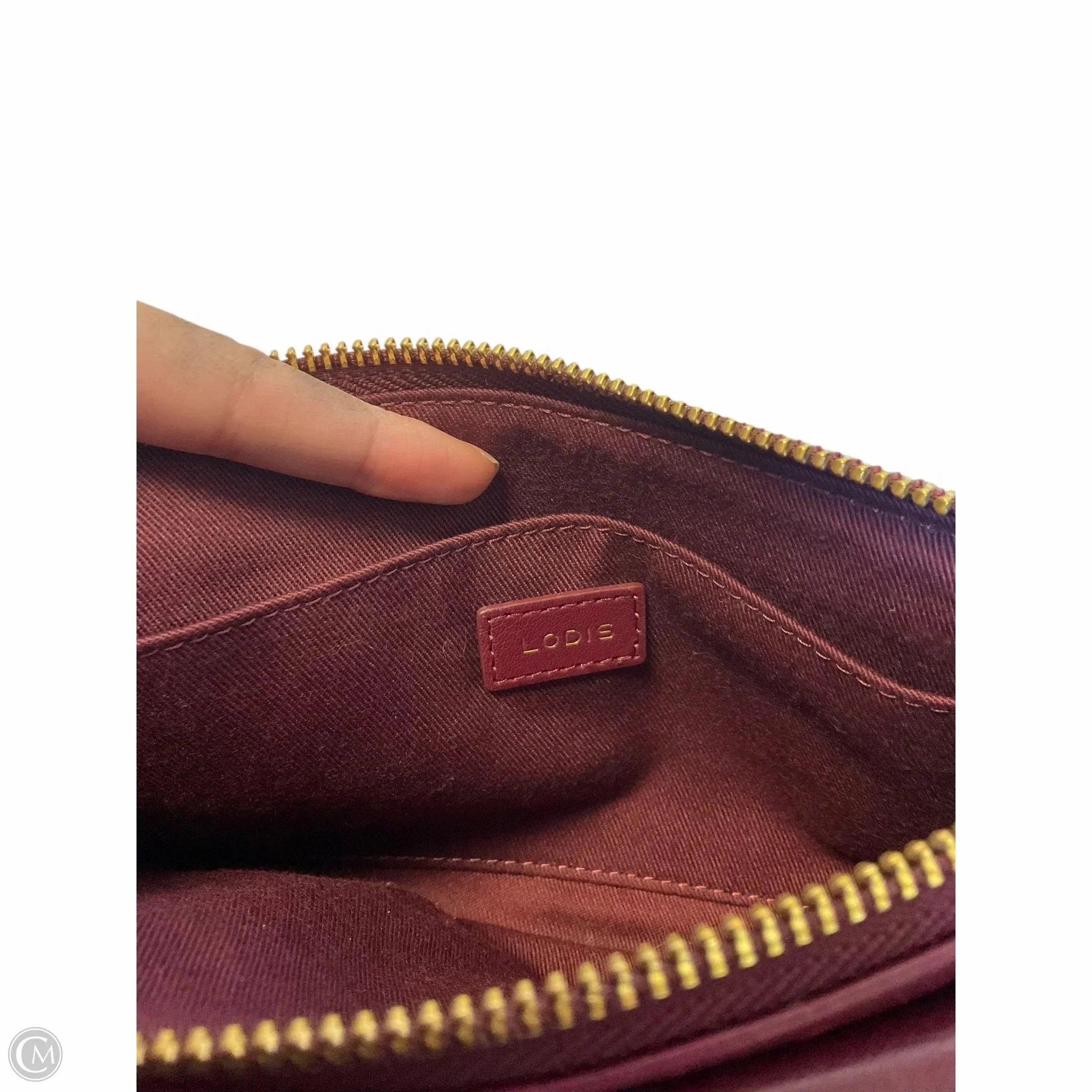 Wristlet Leather By Lodis, Size: Large