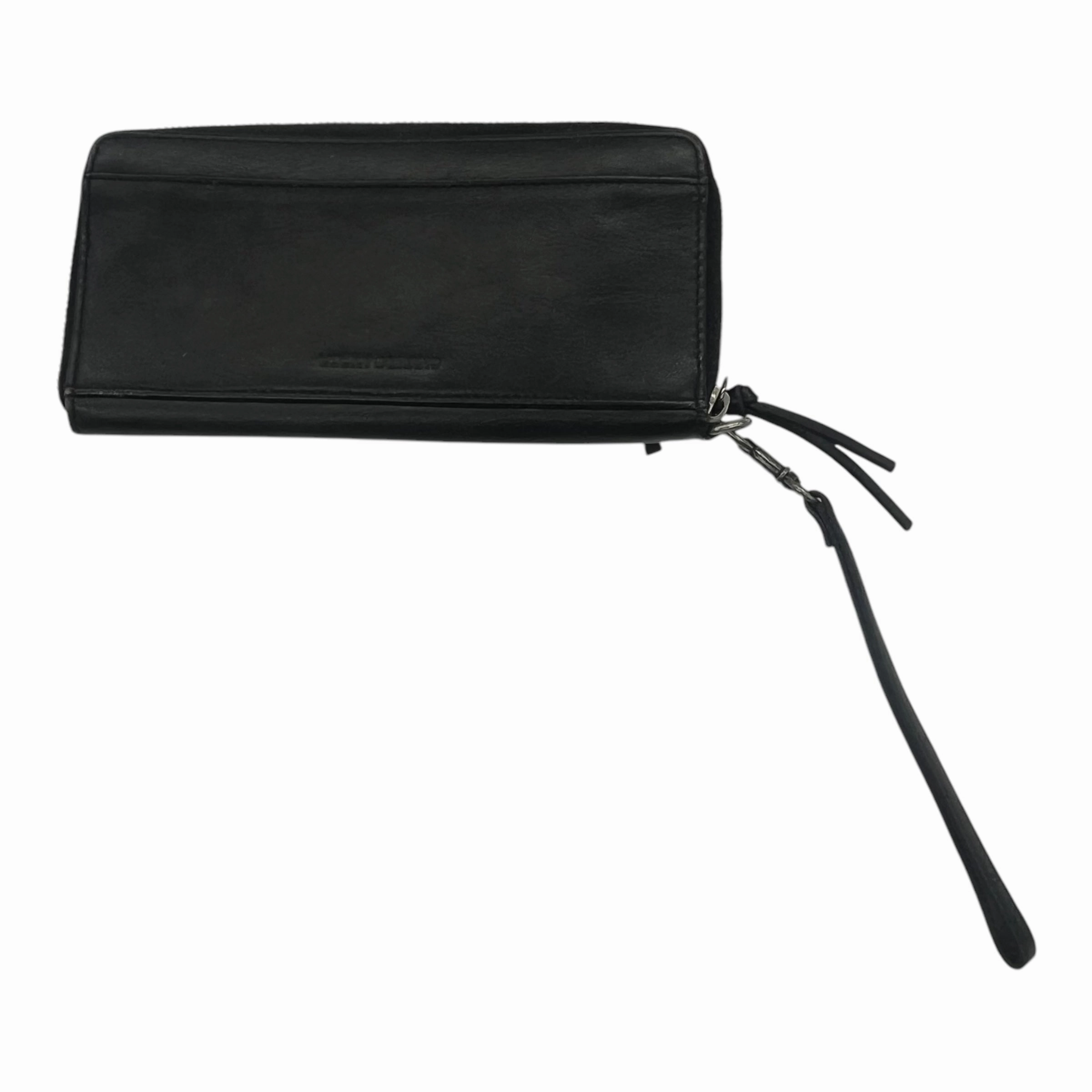 Wristlet Leather By Lucky Brand In Black, Size:Medium