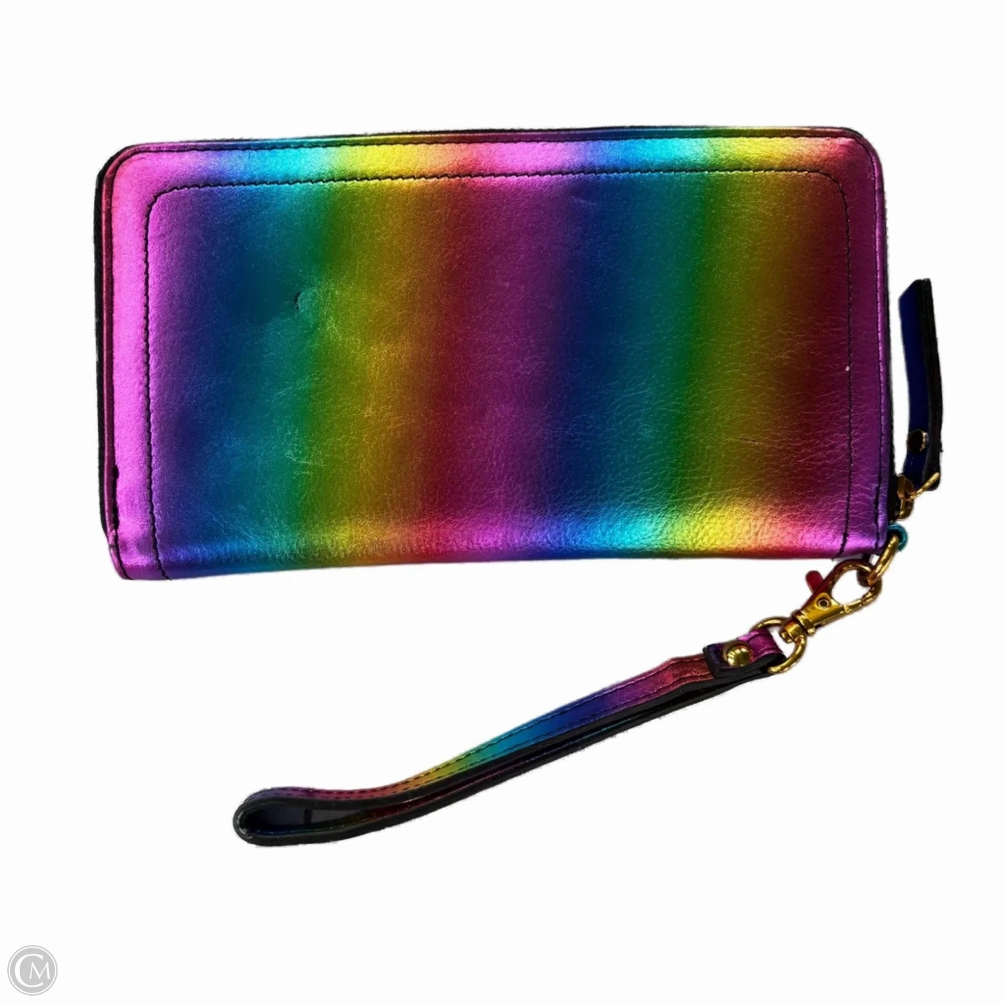 Wristlet Leather By Sharif, Size: Medium