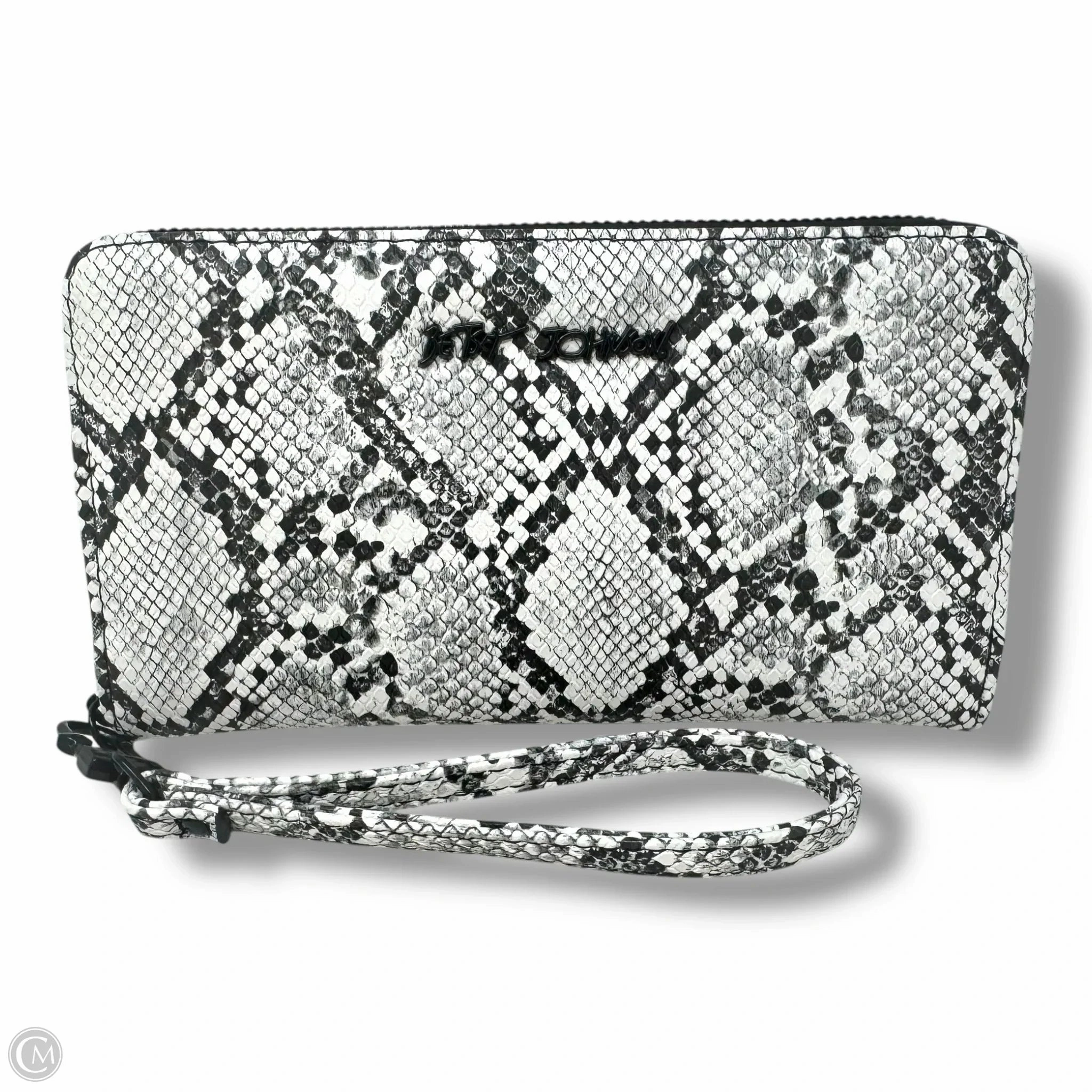 XO Zip Around Long Wallet Wristlet By Betsey Johnson, Size: Medium