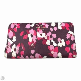 Young Lane Lacey Floral Wallet Designer By Kate Spade, Size: Medium