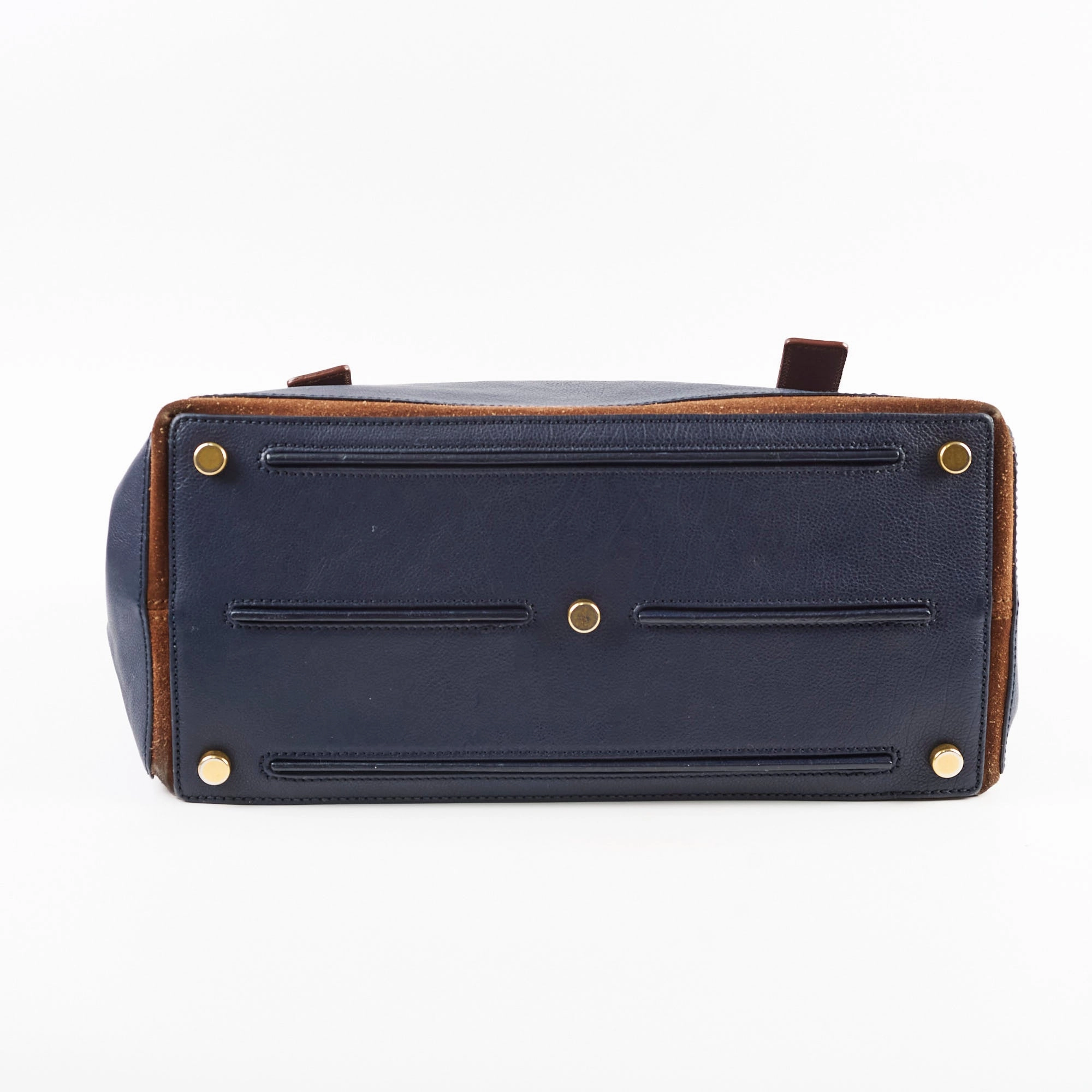 Yves Saint Laurent Medium Muse Bag Ostrich/ Calfskin/ Suede